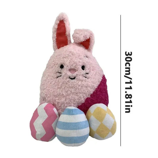 30cm Easter Bunny Plush Cartoon Egg Skin-Friendly Stuffed Doll