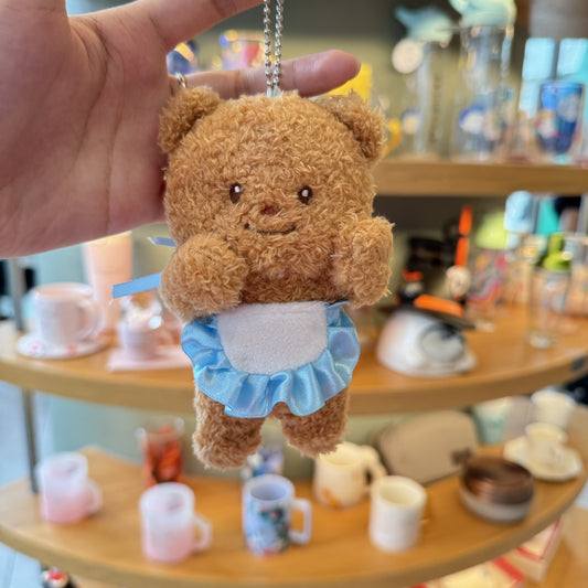 12cm Cute Butter Bear Pendant Plush Doll