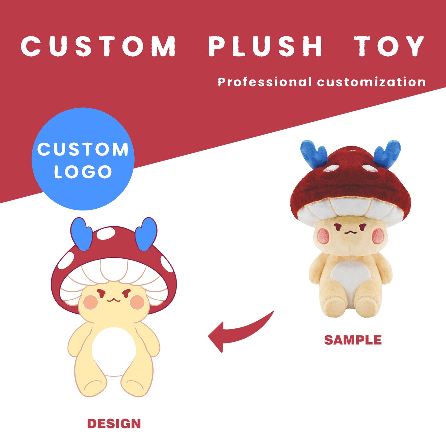 Sini Custom Lovely Stand Up Kpop/Idol/Anime/Game/OC Charcter Plush Dolls