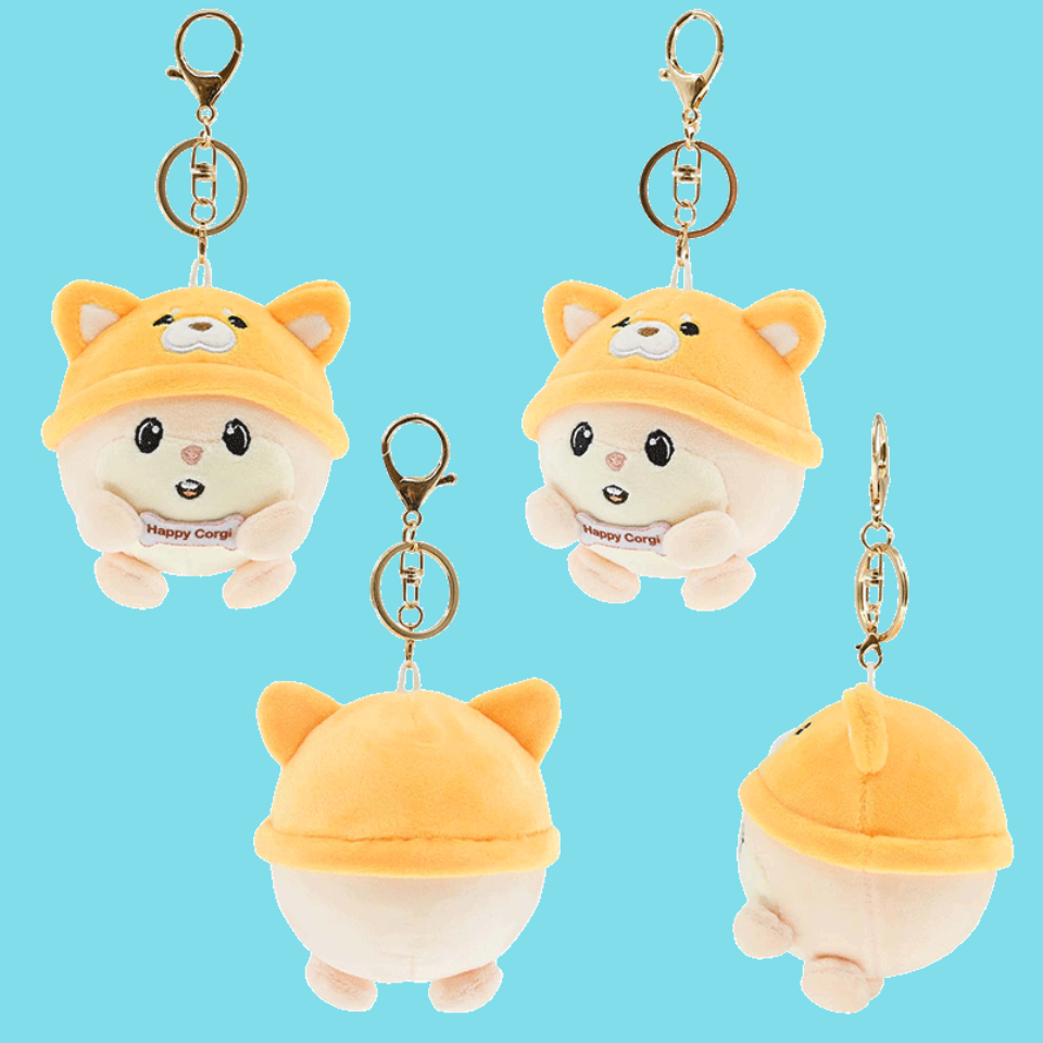GaoPengToy | 3.2" Squeezy Mouse Keychain - Kawaii Plush Stress Relief Bag Charm