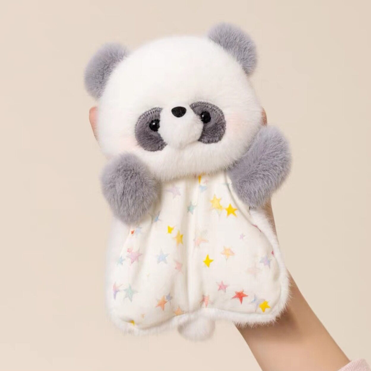 Soothing Bean Bag Hand Puppet - Squeezable Plush Toy for Stress Relief & Comfort