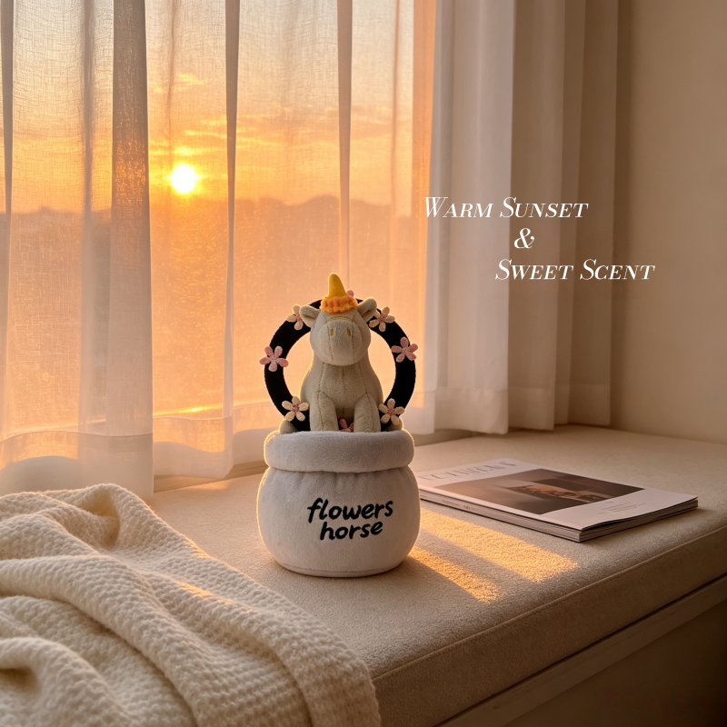 GaoPengToy | 6.3" Aromatherapy Unicorn Figurine – Holiday Gift & Ambience Decoration