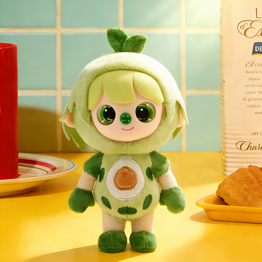 🥑🍉🐉 Fruit Squad 2.0: Your New Cuddly Avocado, Watermelon & Dragon Fruit Vinyl Plush Besties!
