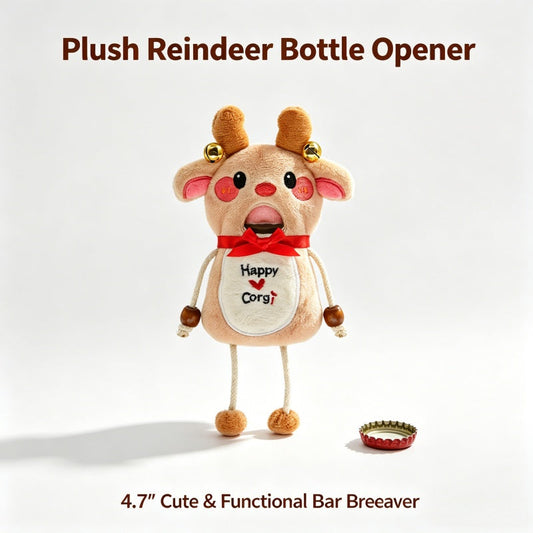 Game Day Essential: Festive Reindeer Bottle Opener for World Cup Watch Parties