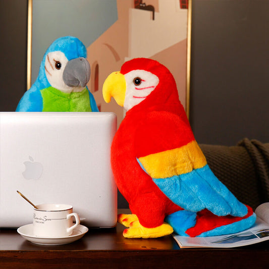 Simulation Colorful Parrot Toy