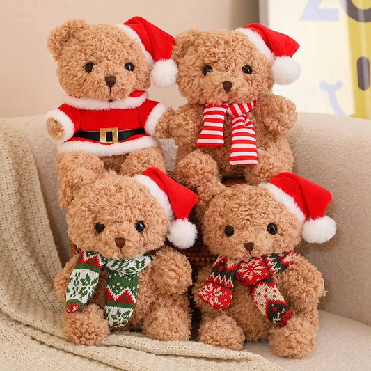 Christmas Bear Plush Toys(4 TYPES)