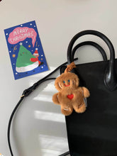 Cute Furry Gingerbread Man Bag Hanging Plush