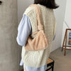 Autumn and Winter Fashion Furry Solid Color Mini Bag
