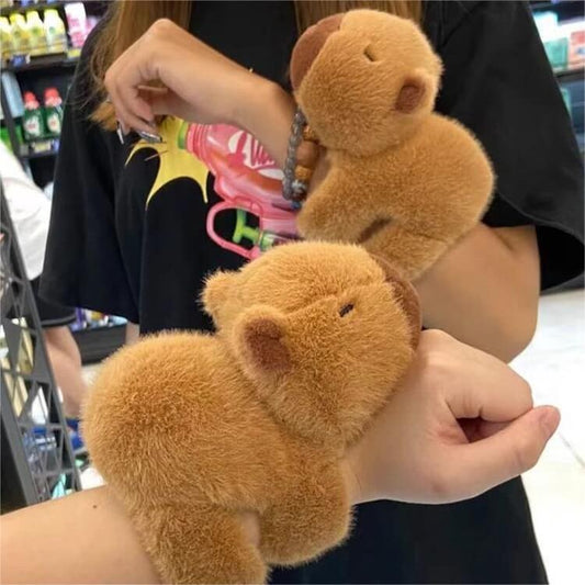 Kapybara Figurine Snap Ring
