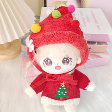 20cm Doll Clothes-  Red Christmas Set