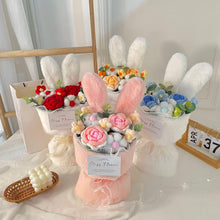 Rabbit Ears Bouquet  Knitted Flower As Gift