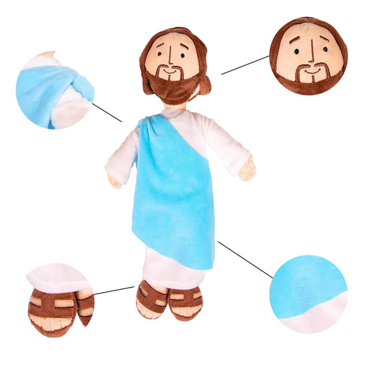 Stuffed Jesus Easter Plush Soft Doll Room Decor Props Pillow Christian For Kids