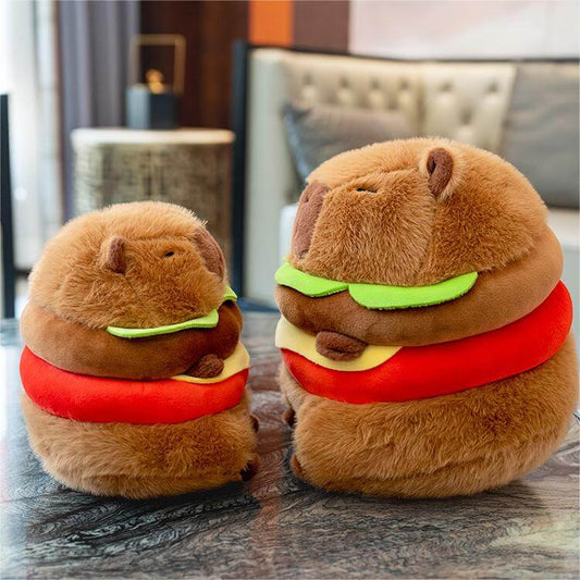 Cute Capybara Burger Plushies
