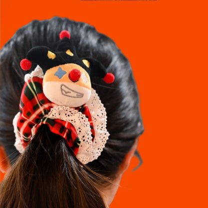 GaoPengToy | Clown Corgi Hair Scrunchies - Soft Festive Elastic Hair Ties Gift
