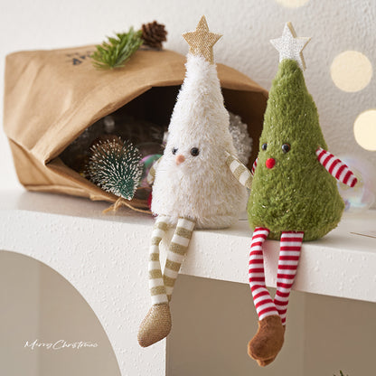 Unique Funny Xmas Plush Stuffed Ornaments - Car Hanging Gifts, Christmas Tree Decor for Kids, Soft Plush Holiday Xmas Season Decorations for Home Tree Door Window