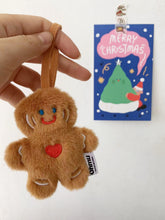 Cute Furry Gingerbread Man Bag Hanging Plush