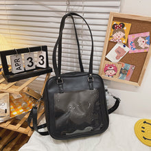 Anime peripheral soft girl cute quirky personalized transparent  Ita Bag