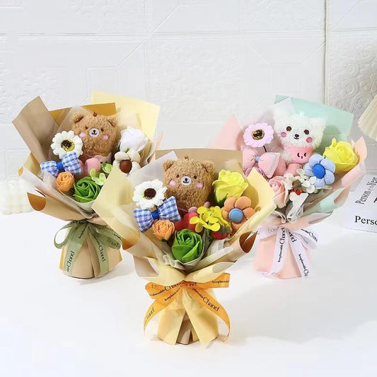 Creative Plush Bear Bouquet