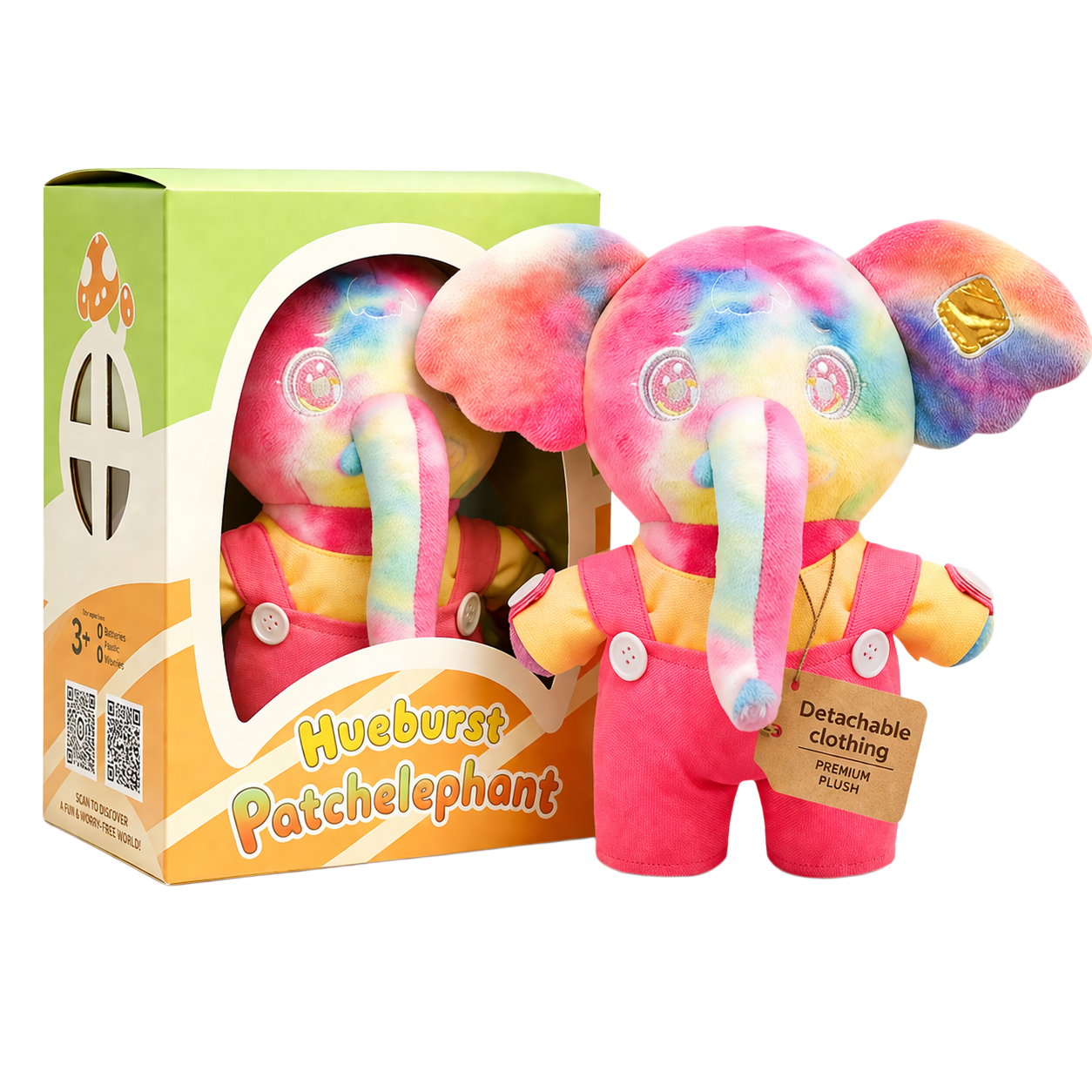 GaopengToy | Patchlephant Elephant Plush Toy | Warm Gift for Father's Day & Graduation