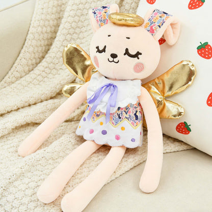 GaoPengToy | Interactive Easter Plush Toy -  Cuddly Angel Rabbit with Playful Slap Clap Ears
