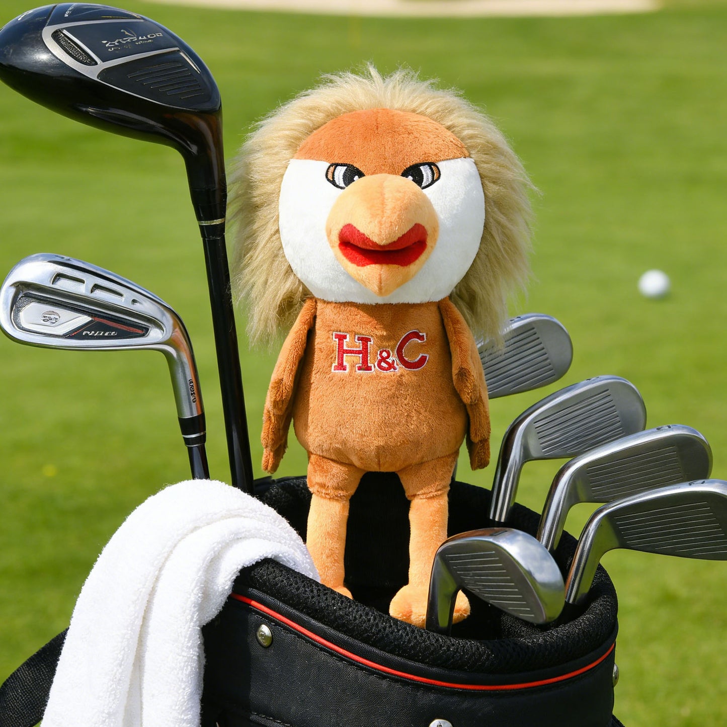 GaoPengToy | 15.7" Plush Eagle Golf Head Cover - Fun Animal Style Club Protector