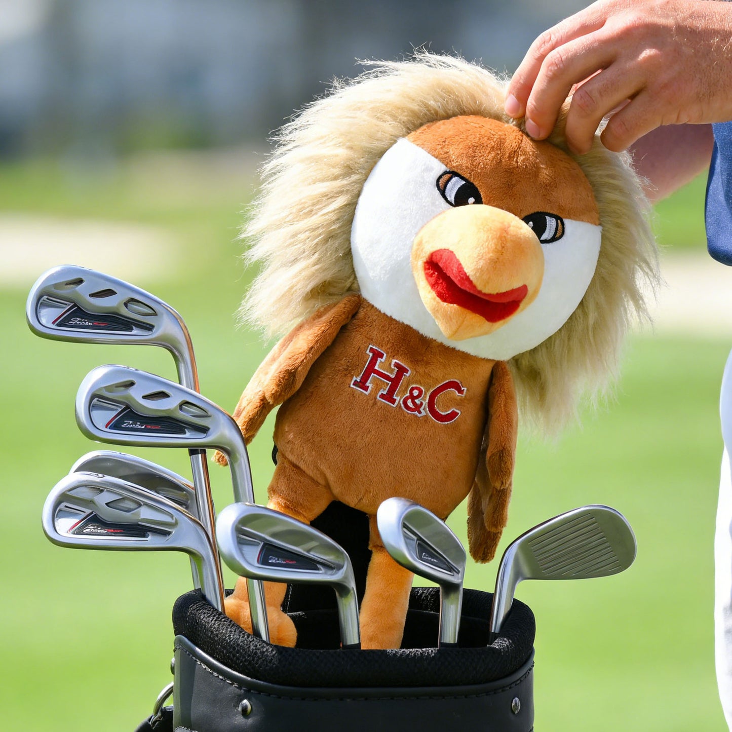 GaoPengToy | 15.7" Plush Eagle Golf Head Cover - Fun Animal Style Club Protector
