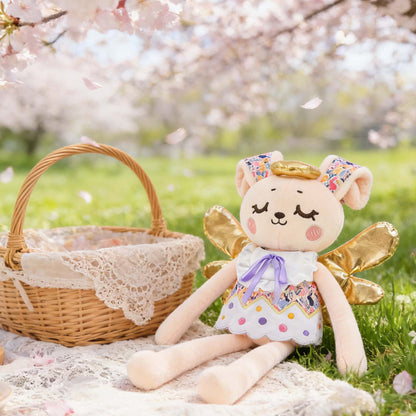 GaoPengToy | Interactive Easter Plush Toy -  Cuddly Angel Rabbit with Playful Slap Clap Ears