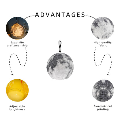 GaoPengToy |10.6 " Floating Moon Lamp -Hanging Decorative Lantern