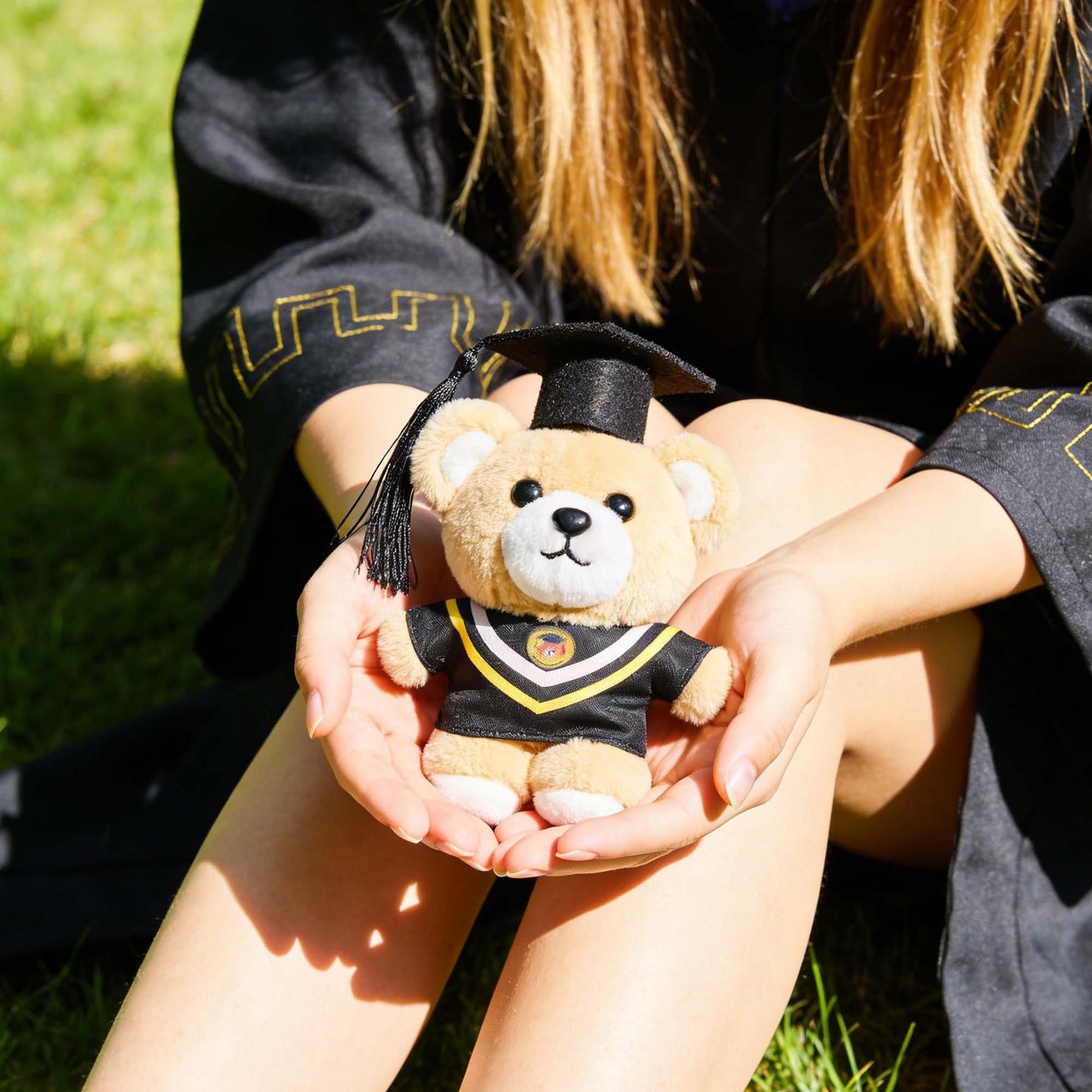 GaoPengToy | 6” Kawaii Graduation Bear - Soft Plushie Teddy Keychain Gift for Scholar