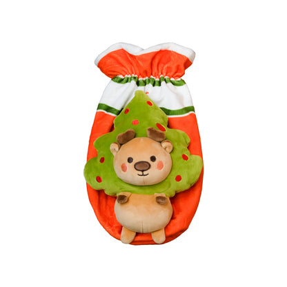 Christmas Wine Bottle Set Cartoon Christmas tree Reindeer Xmas Table Decoration as Christmas Gifts