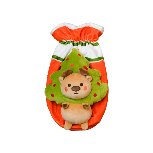 Christmas Wine Bottle Set Cartoon Christmas tree Reindeer Xmas Table Decoration as Christmas Gifts