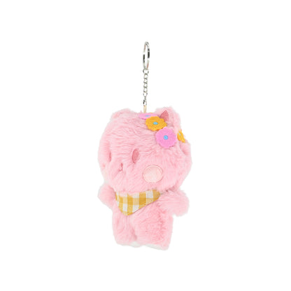Designer Original 5.9" Cute Pink Cat Plush Keychain - Kawaii Bag Charm & Backpack Accessory, Perfect Gift for Women, Girls & Cat Lovers