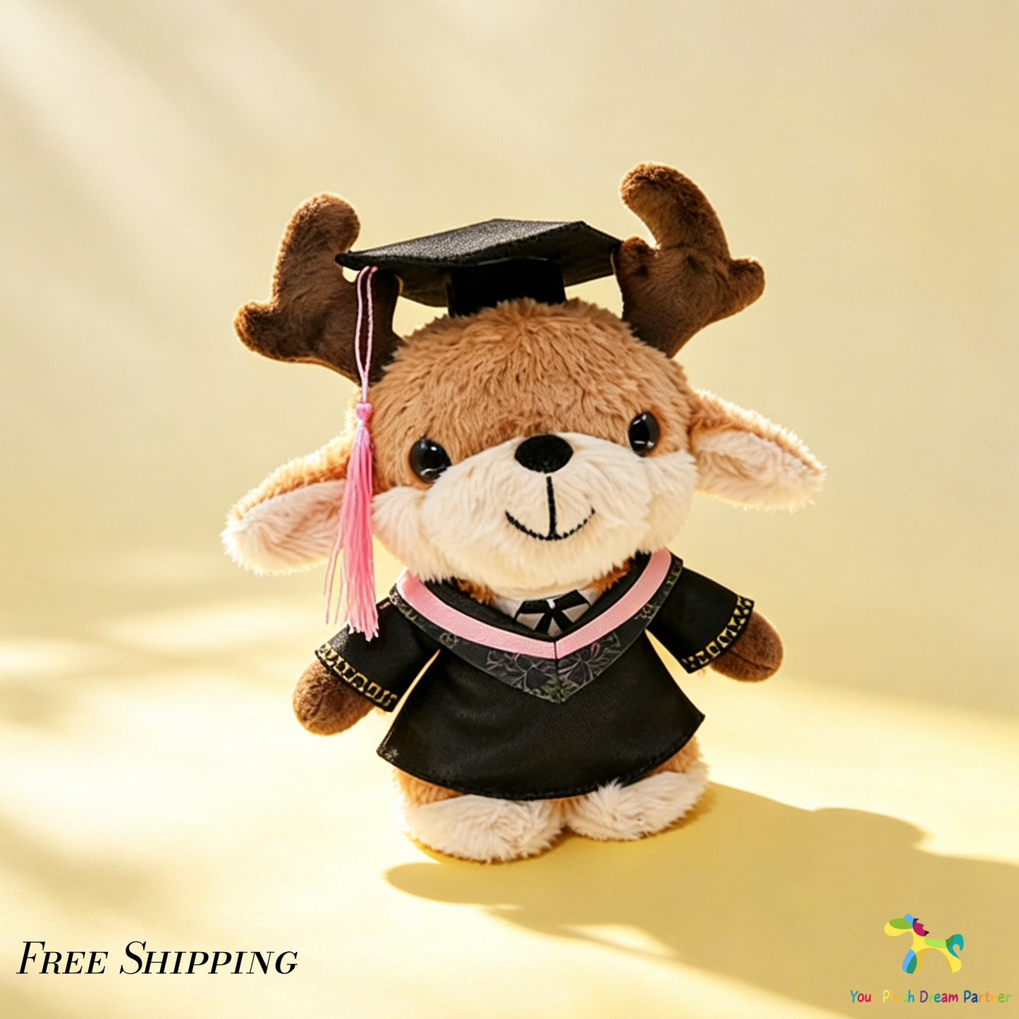 GaoPengToy | 10" Graduation Deer Plushie