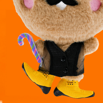 GaoPengToy | 7.5" Dapper Ginger Quirky Plush Gingerbread Man Coin Purse & ID Holder