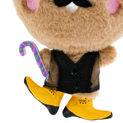 Christmas Kawaii Plush Gingerbread Man Coin Purse Keychain - Cute Zippered Change Pouch with Transparent Pocket Pendent for Women Kids, Ideal for Holiday Gifting, Christmas Party Favors & Stocking Fillers