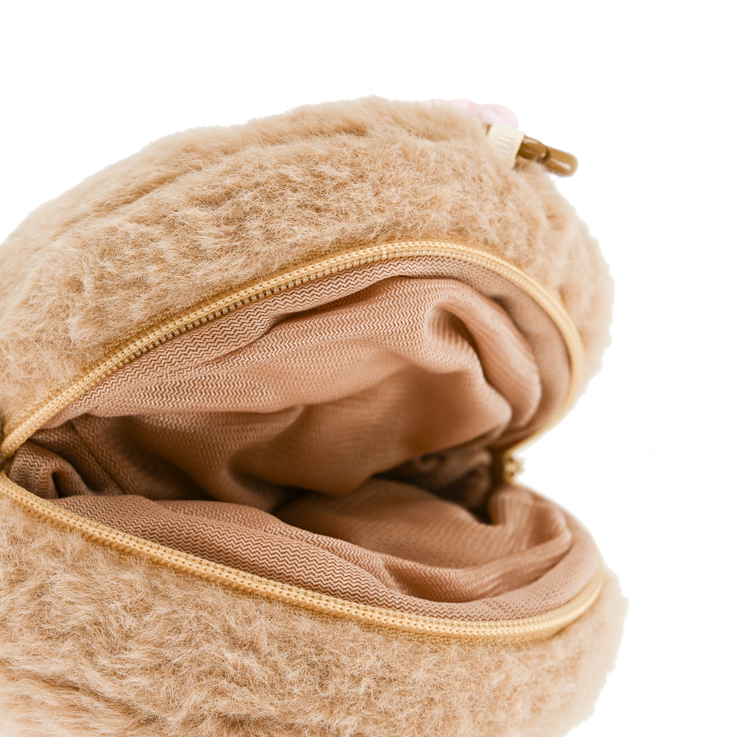 Christmas Kawaii Plush Gingerbread Man Coin Purse Keychain - Cute Zippered Change Pouch with Transparent Pocket Pendent for Women Kids, Ideal for Holiday Gifting, Christmas Party Favors & Stocking Fillers