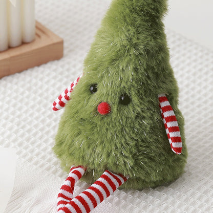 Unique Funny Xmas Plush Stuffed Ornaments - Car Hanging Gifts, Christmas Tree Decor for Kids, Soft Plush Holiday Xmas Season Decorations for Home Tree Door Window