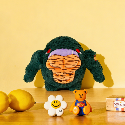 GaoPengToy | 11.8” Muscular Shark - Green Plush Muscle Shark Doll with Gift Box