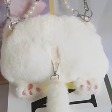 Cute JK Lolita Black And White kitten Crossbody Bag【Free Shipping】