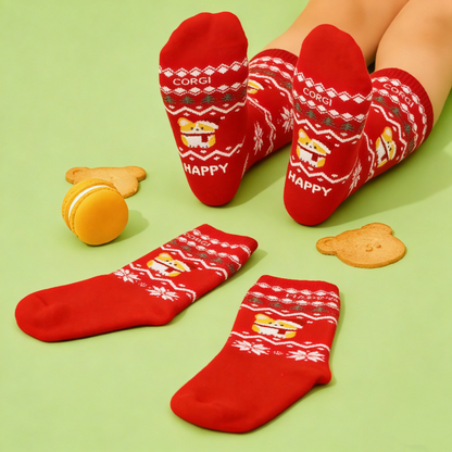 GaoPengToy | Christmas Socks - Fluffy Warm Fuzzy Australian Wool Socks, Funny Holiday Gift for Women