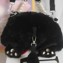 Cute JK Lolita Black And White kitten Crossbody Bag【Free Shipping】