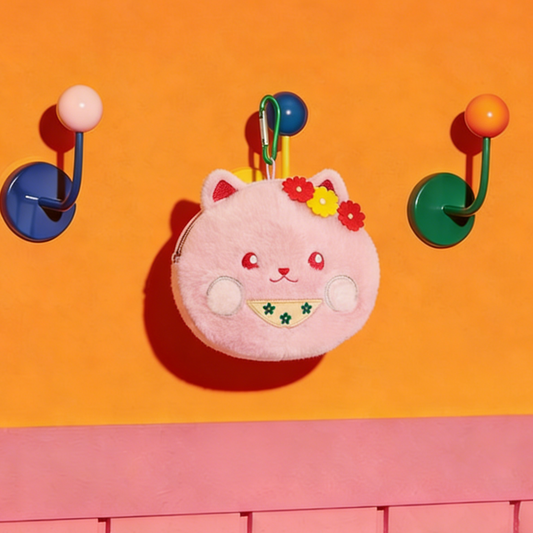 Nami Pink Plush Doll Hanging Eco Bag