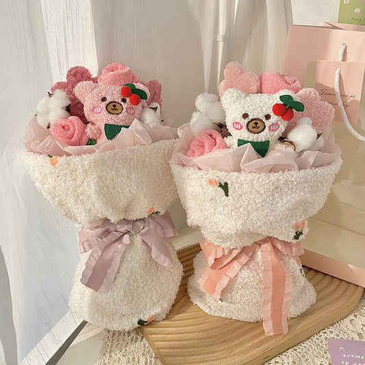 Cute Bear And Bunny Gift Bouquet