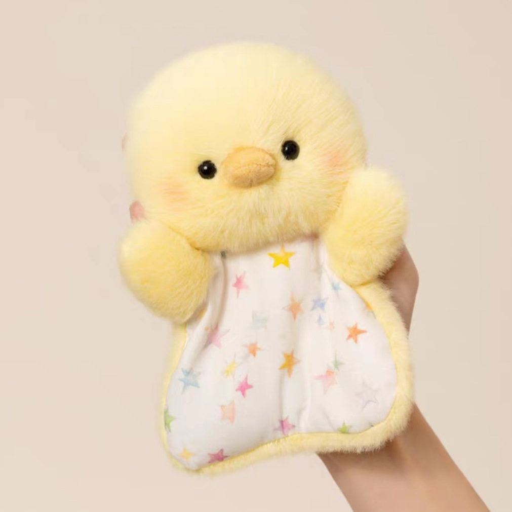Soothing Bean Bag Hand Puppet - Squeezable Plush Toy for Stress Relief & Comfort