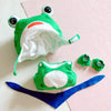 20cm Cotton Doll-Green Frog Doll Costume