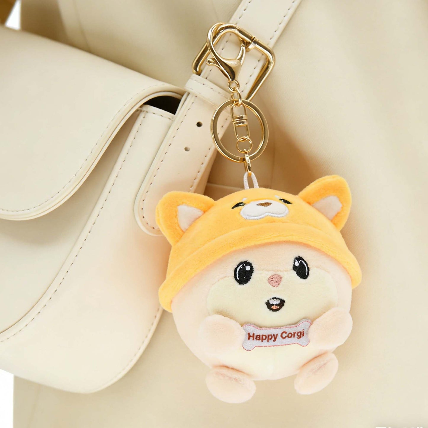 GaoPengToy | 3.2" Squeezy Mouse Keychain - Kawaii Plush Stress Relief Bag Charm