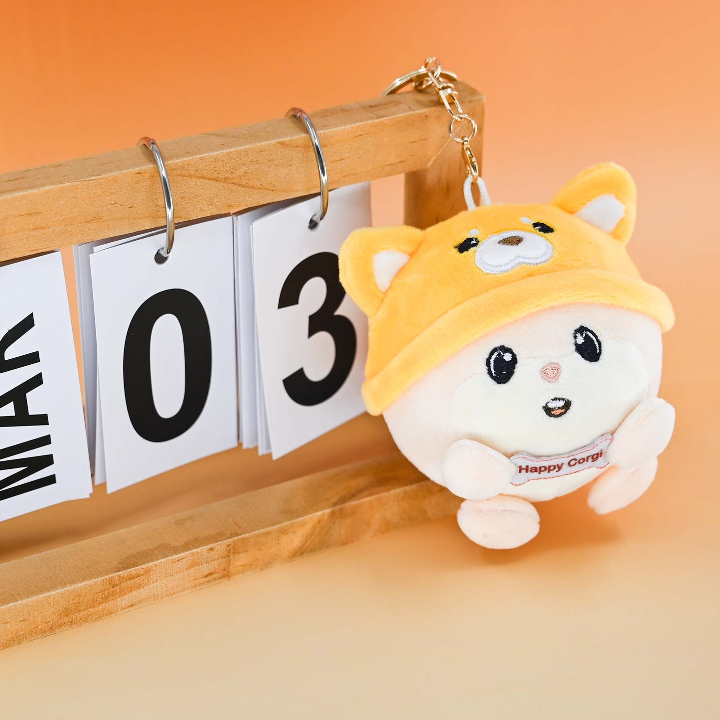 GaoPengToy | 3.2" Squeezy Mouse Keychain - Kawaii Plush Stress Relief Bag Charm
