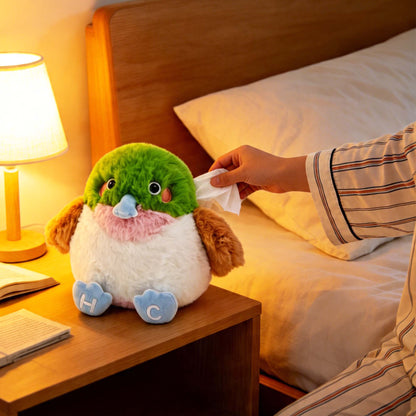 GaoPengToy |  7.9‘’ Spoon-billed Sandpiper Plush Phone Stand & Tissue Holder