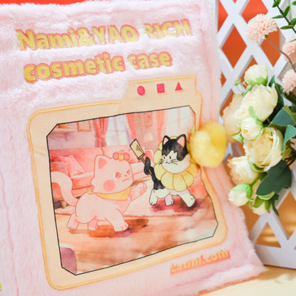 GaoPengToy | 16.5” Kawaii Pink Plush Activity Book - Soft Educational Fabric Toy for Kids