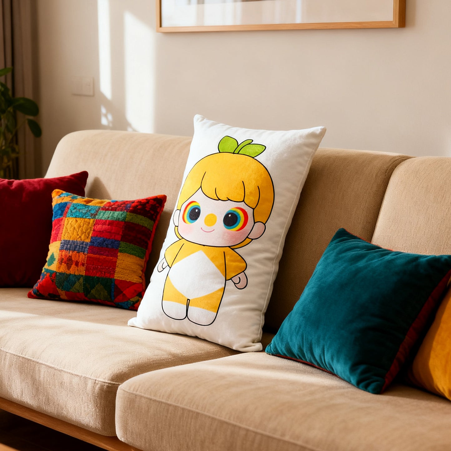 GaoPengToy |11.8 x 19.7"Set of 6 Watercolor Botanical Throw Pillow Covers